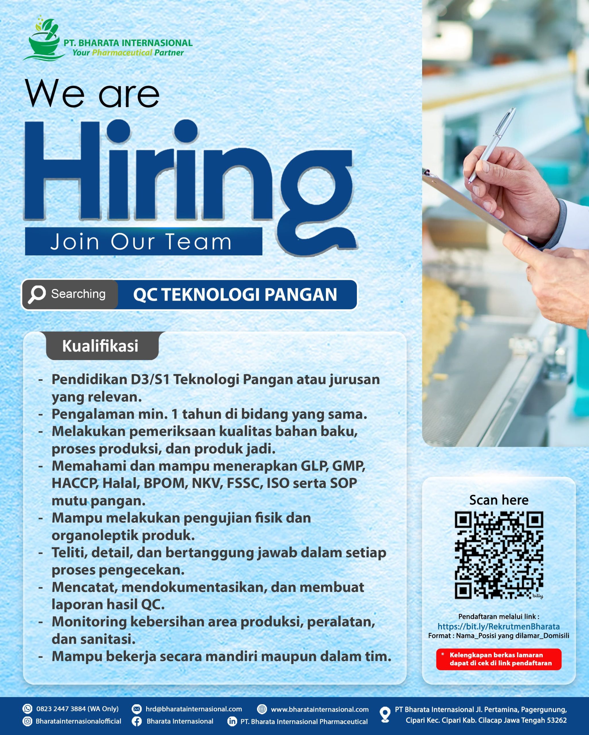 QC TEKNOLOGI PANGAN