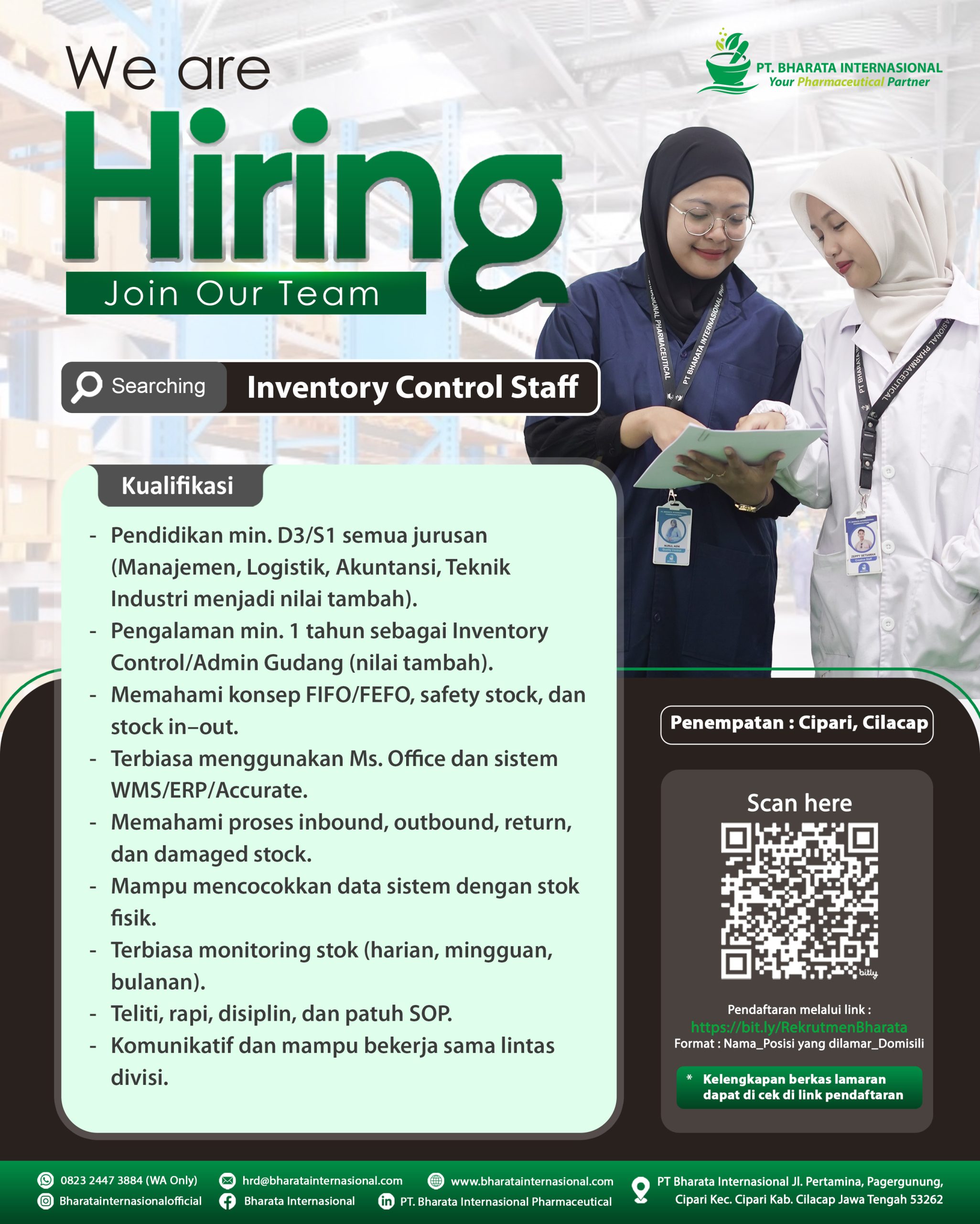 Inventory Control Staff